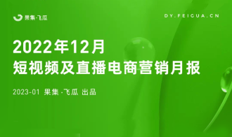 2022年12月短视频及直播电商营销月报